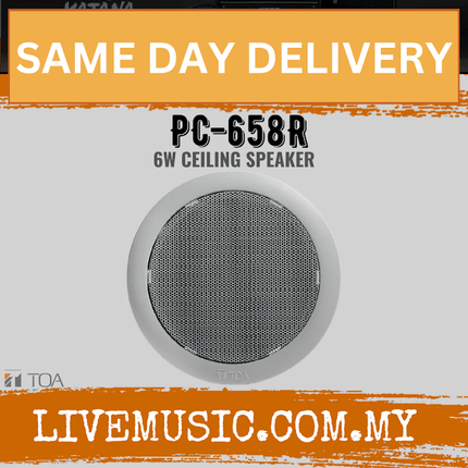 TOA Ceiling Speaker PC-658R 6W ( PC658R / PC 658R )