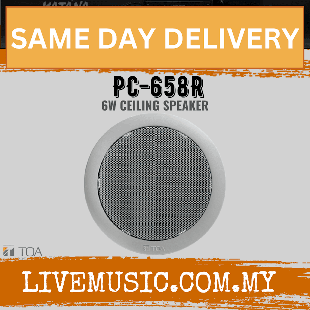 TOA Ceiling Speaker PC-658R 6W ( PC658R / PC 658R )