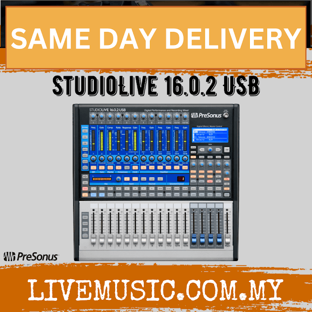 PreSonus StudioLive 16.0.2 USB Digital Mixer