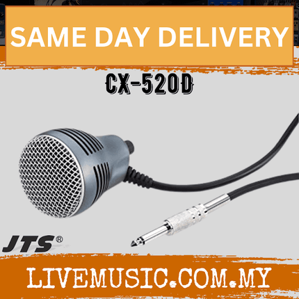 JTS CX-520D Dynamic Harmonica Microphone ( CX 520D / CX520D )
