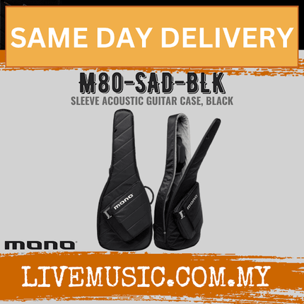 Mono M80 Sleeve Acoustic Guitar Case - Black (M80-SAD-BLK)