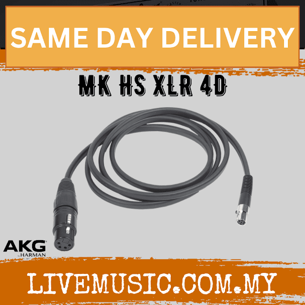 AKG MK HS XLR 4D Headset cable (MKHS XLR4D)