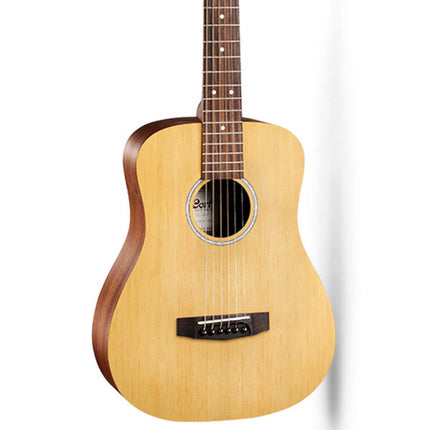 Cort Earth Mini - 3/4 Size Acoustic Guitar With Gig Bag, Open Pore (Earth-Mini)