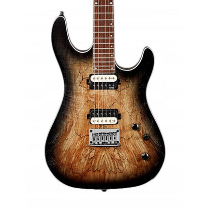 Cort KX300 Electric Guitar Macassar Ebony Fretboard with Gig Bag - Open Pore Raw Burst (KX-300/KX 300)
