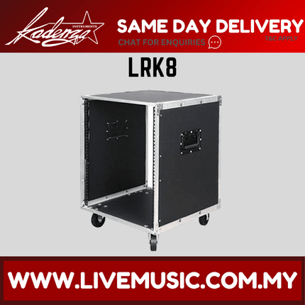 Kadenza LRK8 Mixer Cabinet Shelf Rack With Door For KTV Power Amplifier Audio Equipment Stage Flight Case ( LMC )