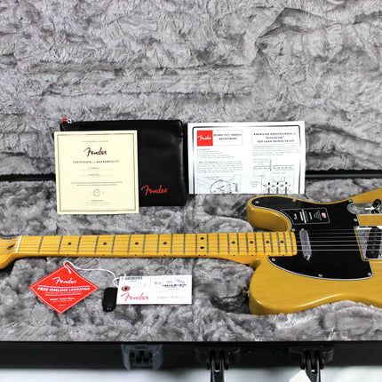 Fender American Professional II Telecaster Electric Guitar, Maple Fretboard - Butterscotch Blonde