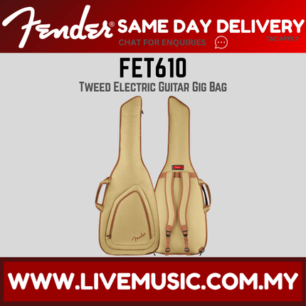 Fender FET-610 Electric Guitar Gig Bag - Tweed (FET610)