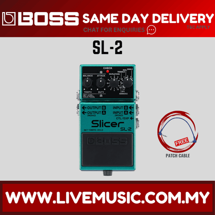 Boss SL-2 Slicer Audio Pattern Processor Pedal ( SL2 / SL 2 )