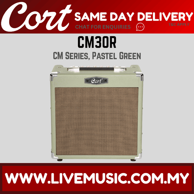 Cort CM30R-PG 30-Watt Electric Guitar Amplifier - Pastel Green ( CM30R / CM30RPG )