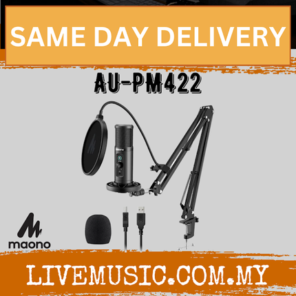 Maono AU-PM422 Monitorable USB Condenser Microphone Set ( AU PM422 / AUPM422 )