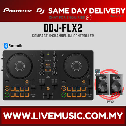 Pioneer DJ DDJ-FLX2 Compact 2-channel DJ controller (DDJ FLX2 / DDJFLX2)