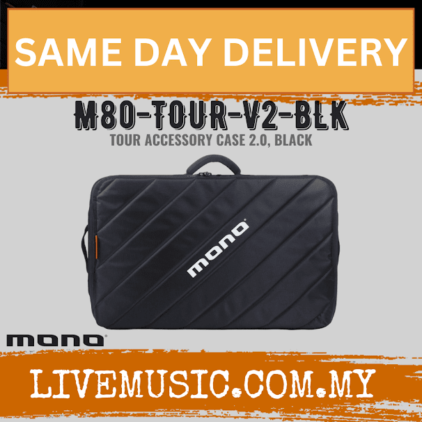 Mono M80 Tour Version 2.0 Accessory Case - Black (M80-TOUR-V2-BLK)