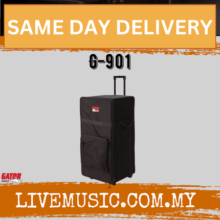 Gator G-901 Amplifier Case with Wheels and Tow Handle for Amp Heads ( G901 / G 901 )