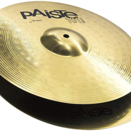 Paiste 14" 101 Brass Hi-Hat Cymbals - 14 inch (Pair)