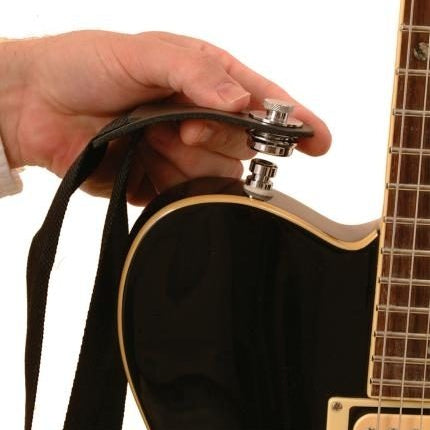 Kadenza Guitar Strap Lock - Chrome