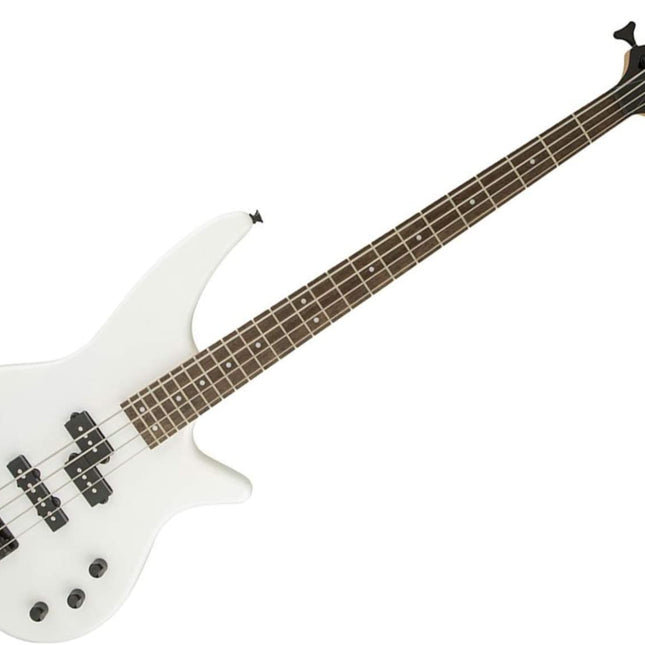 Jackson JS Series Spectra JS2 Bass Guitar, Laurel Fretboard - Snow White (JS-2/JS 2)