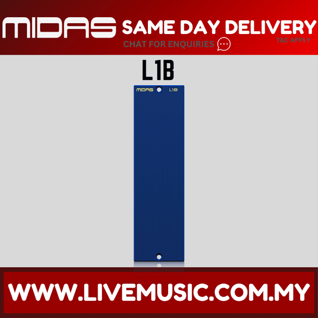 Midas L1B 500 Series Blank Plate