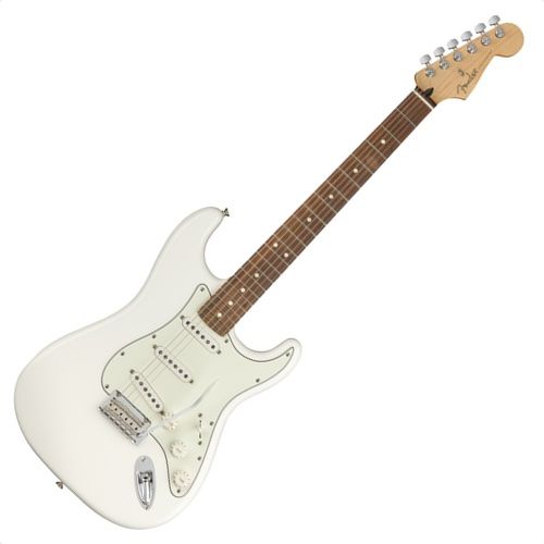 Fender Player Stratocaster Electric Guitar, Pau Ferro Fretboard -  Polar White