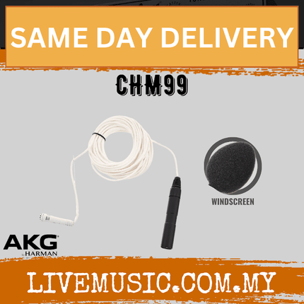 AKG CHM 99 Condenser Hanging Microphone - White (CHM99)