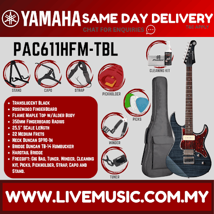 Yamaha PAC611HFM Pacifica Electric Guitar -  ( PAC 611HFM / PAC-611HFM )
