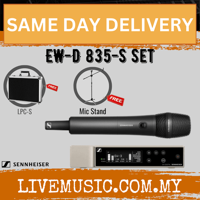 Sennheiser EW-D 835-S SET Digital Wireless Handheld Microphone System ( EWD EW D 835 S SET )