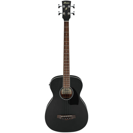 Ibanez PCBE14MH-WK Acoustic-Electric Bass Guitar - Weathered Black ( PCBE14MH WK / PCBE14MHWK )