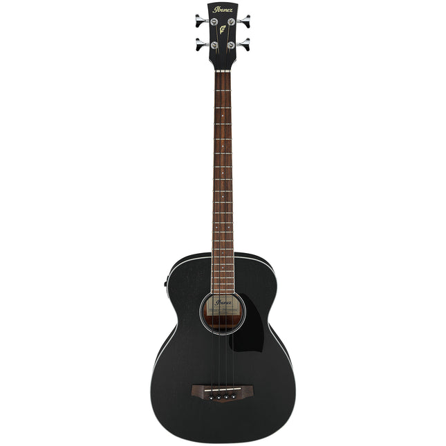 Ibanez PCBE14MH-WK Acoustic-Electric Bass Guitar - Weathered Black ( PCBE14MH WK / PCBE14MHWK )