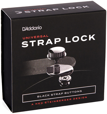 D'Addario PW-SLS-02 Planet Waves Universal Strap Lock System - Nickel (PWSLS02/PWSLS-02/DAddario)