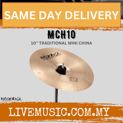 Istanbul Agop Cymbals MCH10 10? Traditional Mini China ( MCH-10 / MCH 10 )