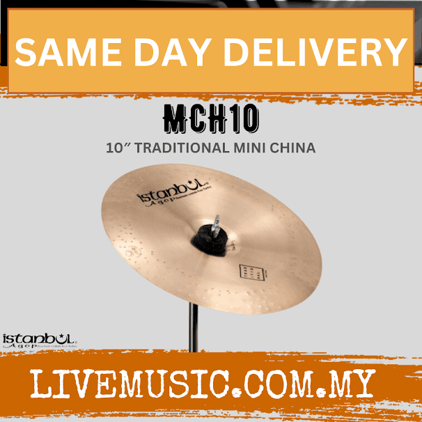 Istanbul Agop Cymbals MCH10 10? Traditional Mini China ( MCH-10 / MCH 10 )