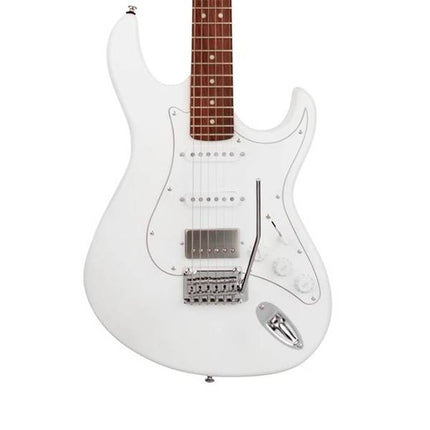 Cort G260CS Electric Guitar Pau Ferro Fretboard with Gig Bag - Olympic White (G-260CS/G 260CS)