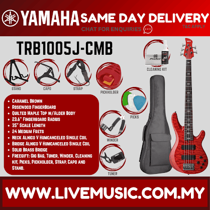 Yamaha TRB1005J 5-string Electric Bass Guitar - ( TRB-1005J / TRB 1005J )