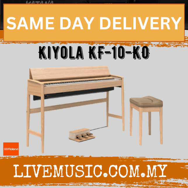 Roland KF-10-KO 88 Keys Artisan Digital Piano With SuperNatural Modelling Pure Oak  (KF10KO / KF 10 KO )
