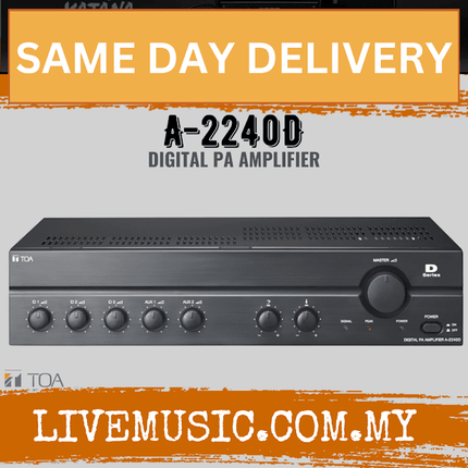 TOA A-2240D Digital Mixer Power Amplifier ( A2240D / A 2240D )
