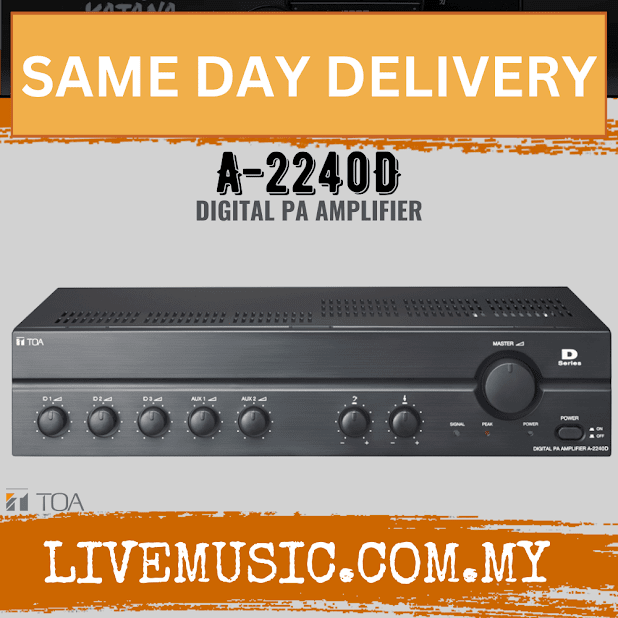 TOA A-2240D Digital Mixer Power Amplifier ( A2240D / A 2240D )