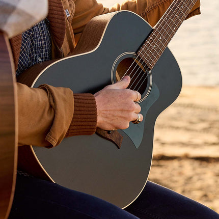 Taylor GTe Grand Theater Acoustic Guitar w/Aerocase, Blacktop