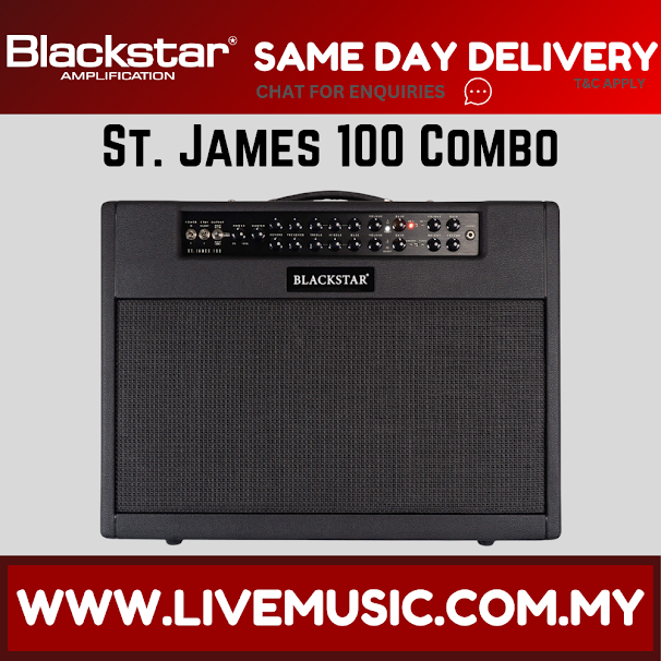 Blackstar StJames 100 Combo - 100watt 2 x 12-inch Guitar Tube Amplifier (StJames100Combo)