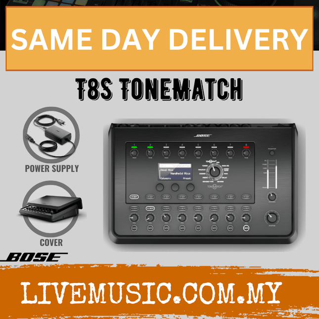 Bose T8S Tonematch Mixer with Cover & Power Supply