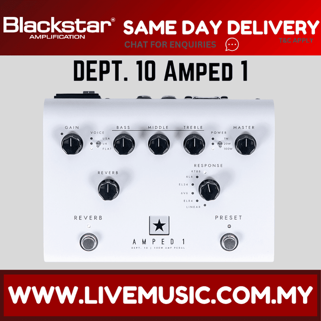 BLACKSTAR DEPT. 10 AMPED 1 GUITAR AMP PEDALS