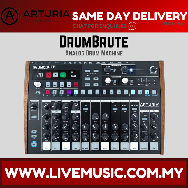 Arturia DrumBrute Analog Drum Machine