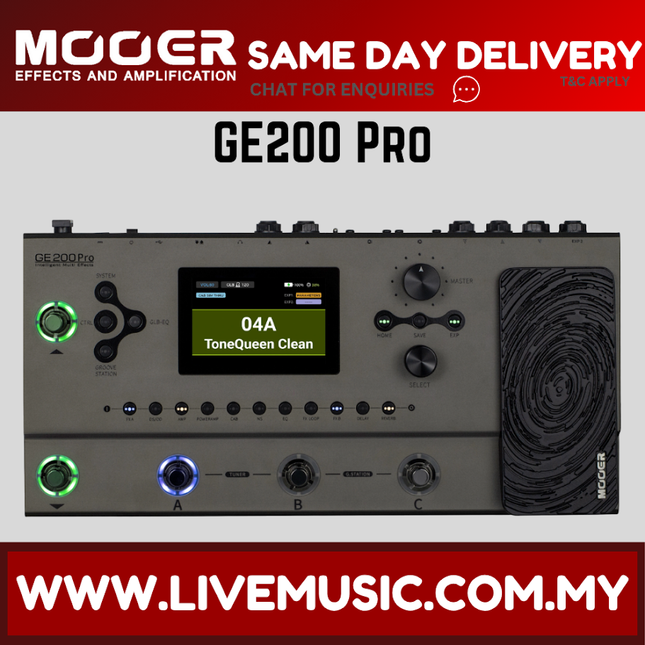 Mooer GE200 Pro Intelligent Multi Effects ( GE200PRO GE-200 )