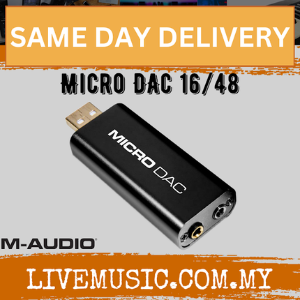 M-Audio Micro DAC USB Digital-to-Analog 16 bit/48kHz Converter