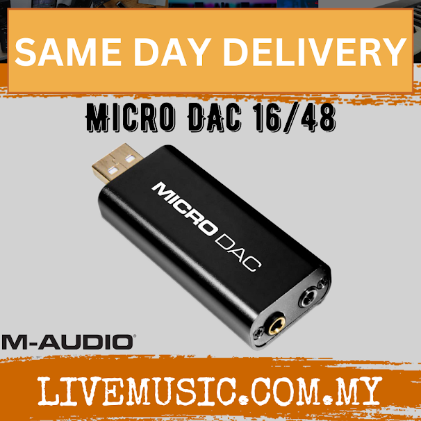 M-Audio Micro DAC USB Digital-to-Analog 16 bit/48kHz Converter