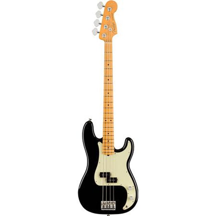 Fender American Professional II Precision Bass Electric Guitar, Maple Fretboard - Black