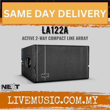 Next Audio LA122A Active 2-Way Compact Line Array Element ( LA-122A / LA 122A )