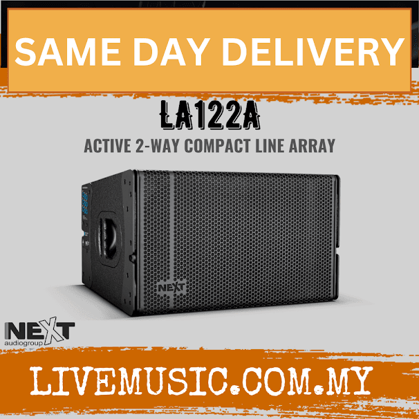 Next Audio LA122A Active 2-Way Compact Line Array Element ( LA-122A / LA 122A )