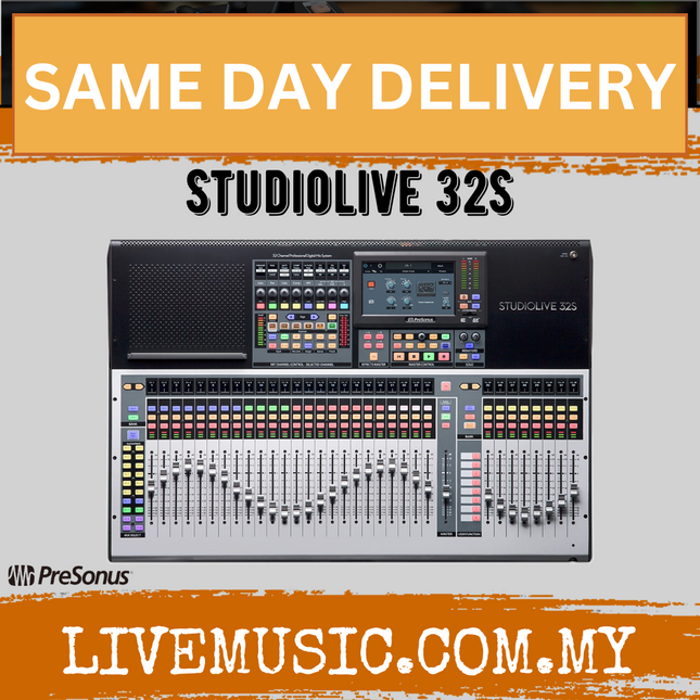 PreSonus StudioLive 32S 32-Channel Digital Mixer and USB Audio Interface (StudioLive32S)