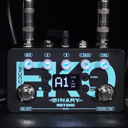 Hotone Binary Eko Delay Guitar Effects Pedal