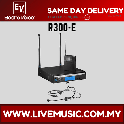 Electro-Voice R300-E Headworn Wireless Microphone System ( R300E / R300 E )