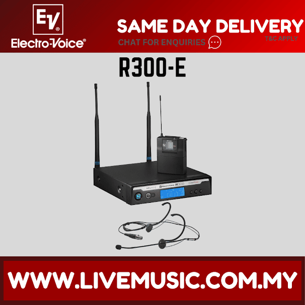 Electro-Voice R300-E Headworn Wireless Microphone System ( R300E / R300 E )